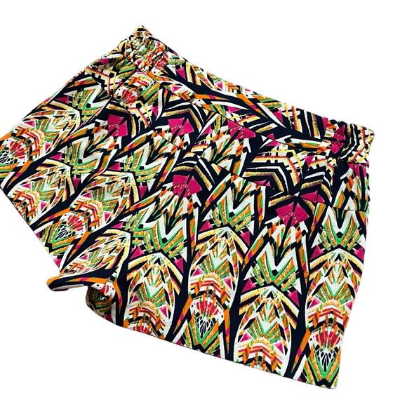 VTG ZOA NEW YORK Colorful Psychedelic Boho Short Shorts SZ 4 - Picture 1 of 9